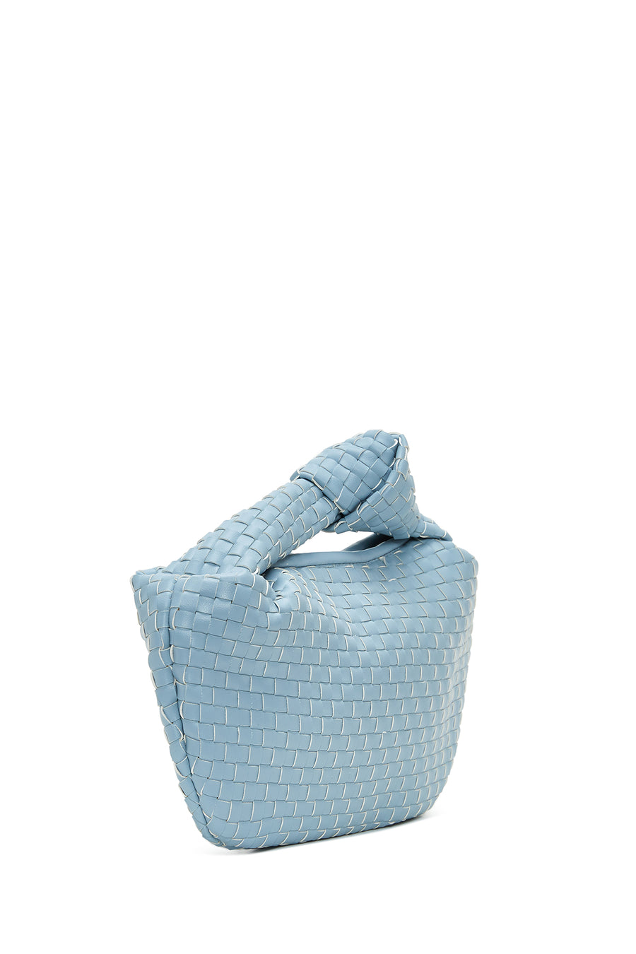 Women's Blue Braided Handbag