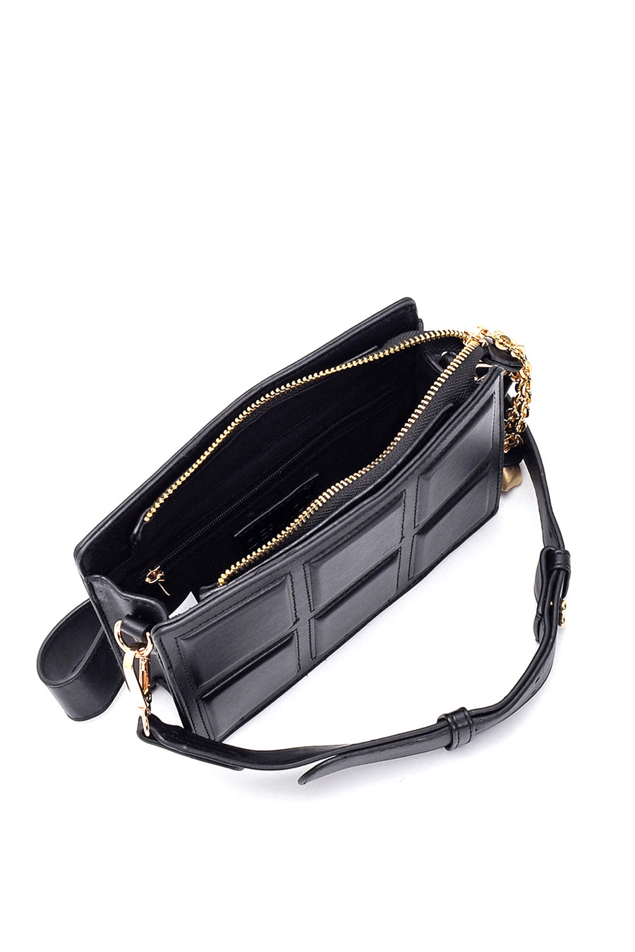 Women's Square Patterned Crossbody Bag