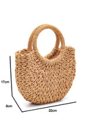 Women's Natural Straw Handbag | Derimod