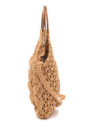 Women's Beige Knitted Handbag | Derimod