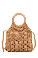 Women's Beige Knitted Handbag | Derimod