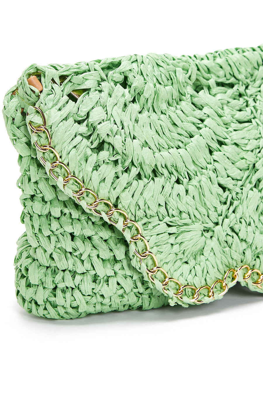 Kadın Yeşil Hasır Çapraz Çanta