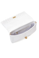 Women's White Quilted Crossbody Bag | Derimod