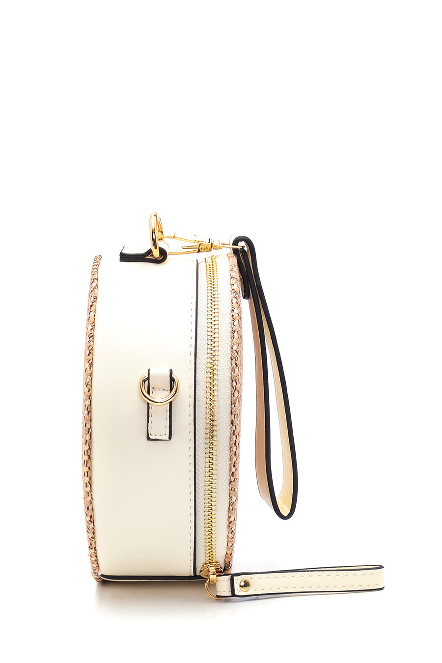 Women's Braided Round Handbag