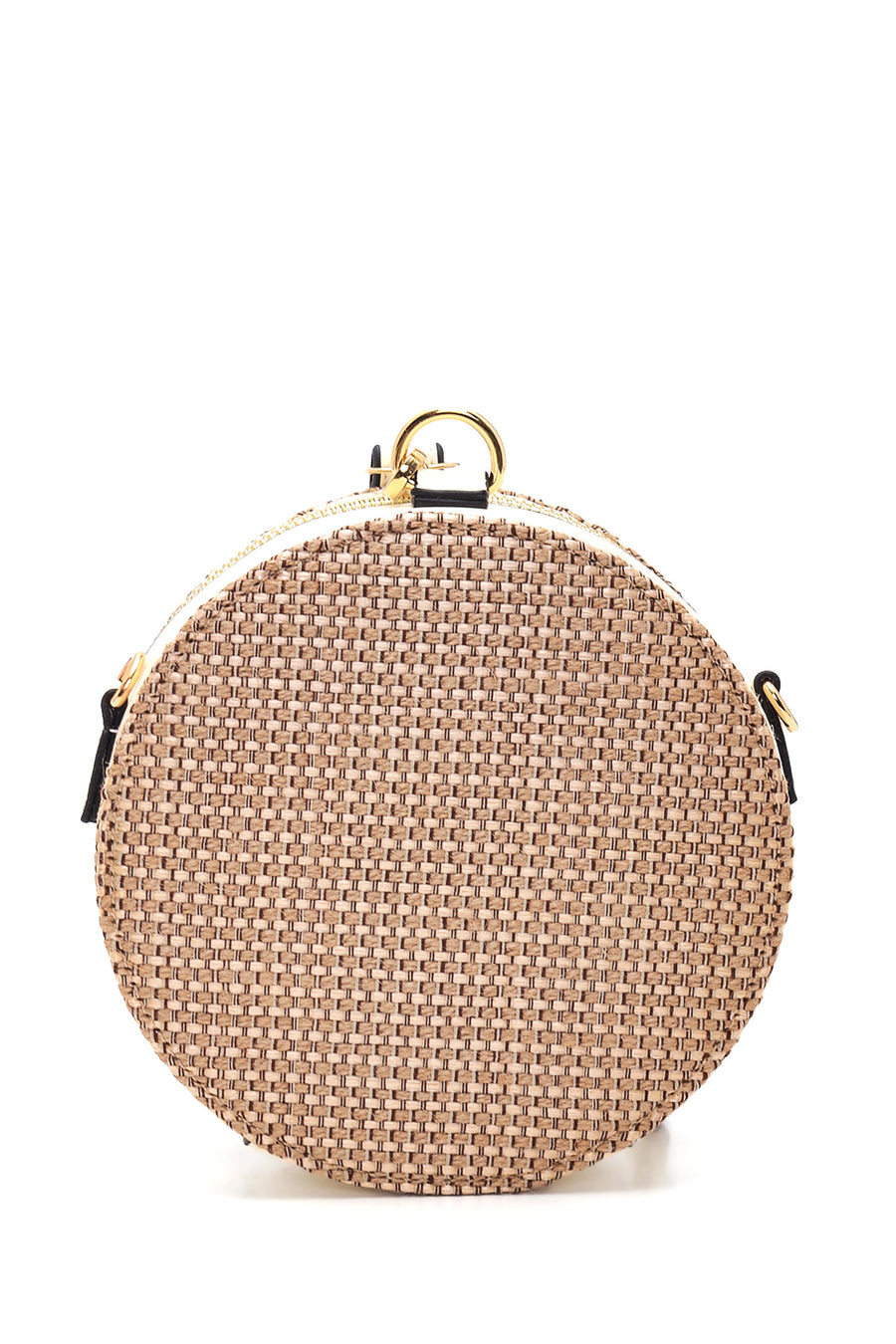 Women's Braided Round Handbag