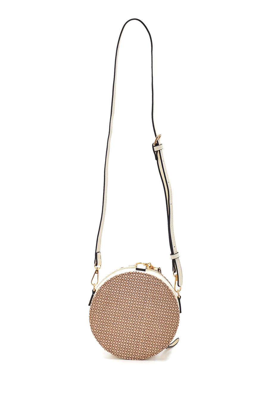 Women's Braided Round Handbag