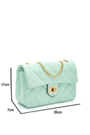 Women's Green Quilted Crossbody Bag | Derimod