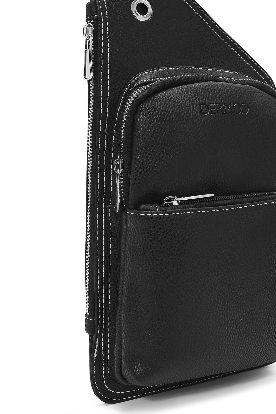Men's Black Crossbody Bag
