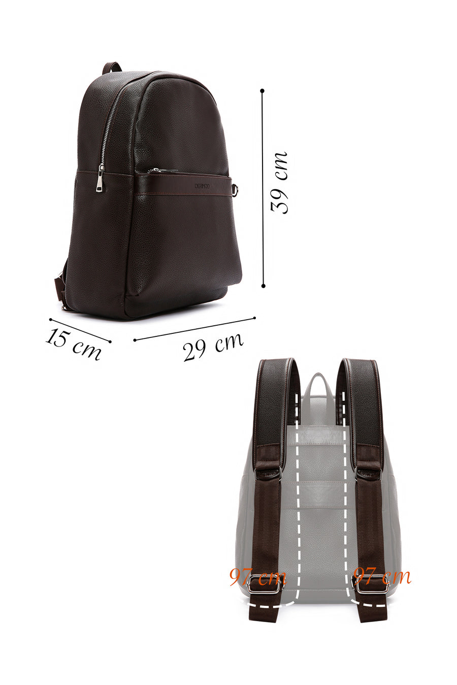 Men's Brown Backpack