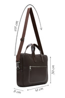 Erkek Kahverengi Evrak Çantası | Derimod