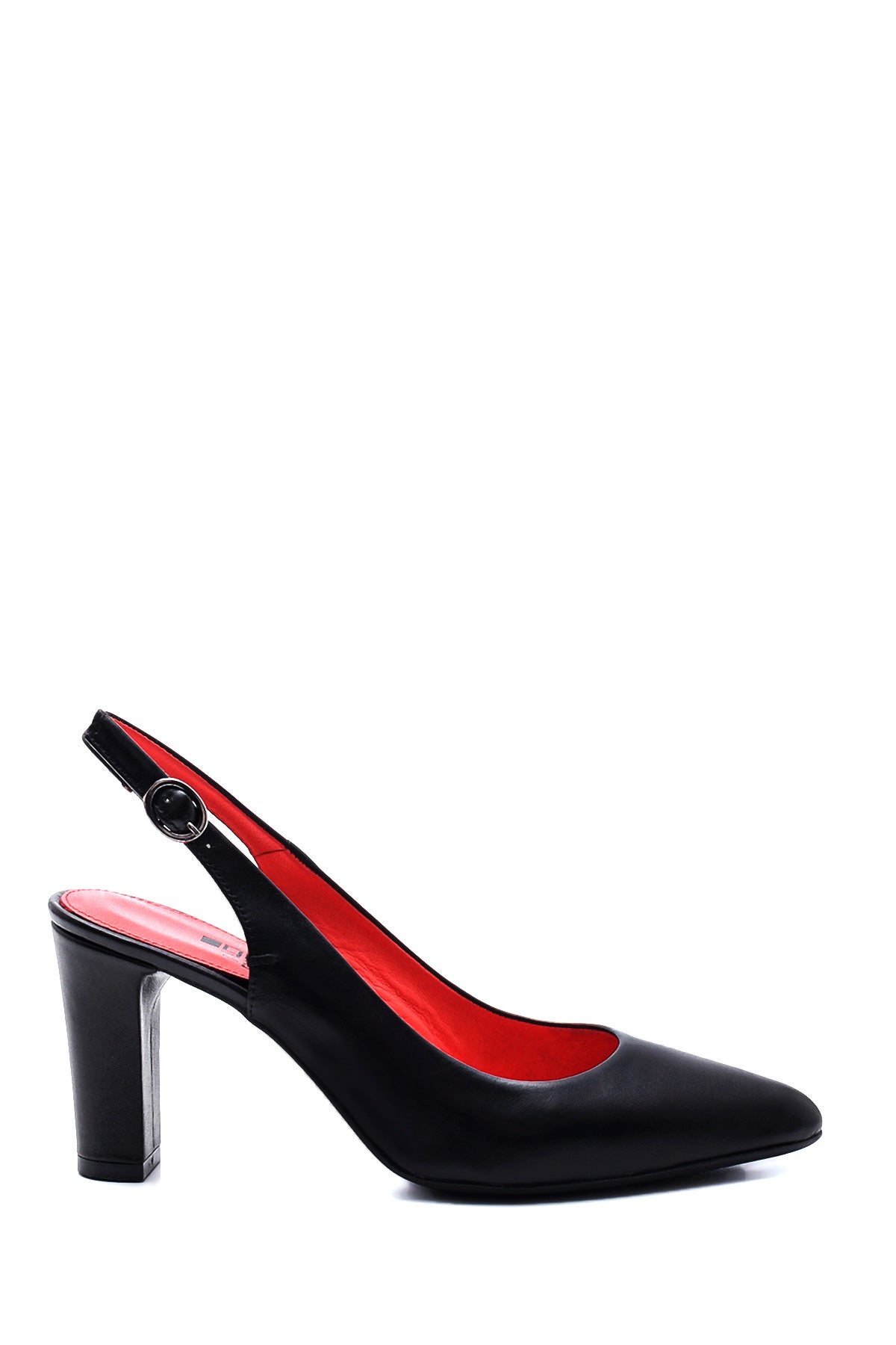 Women's Leather Gritti For Derimod Heeled Shoes 22SFD110118 | Derimod