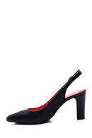 Women's Leather Gritti For Derimod Heeled Shoes | Derimod