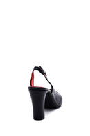 Women's Leather Gritti For Derimod Heeled Shoes | Derimod
