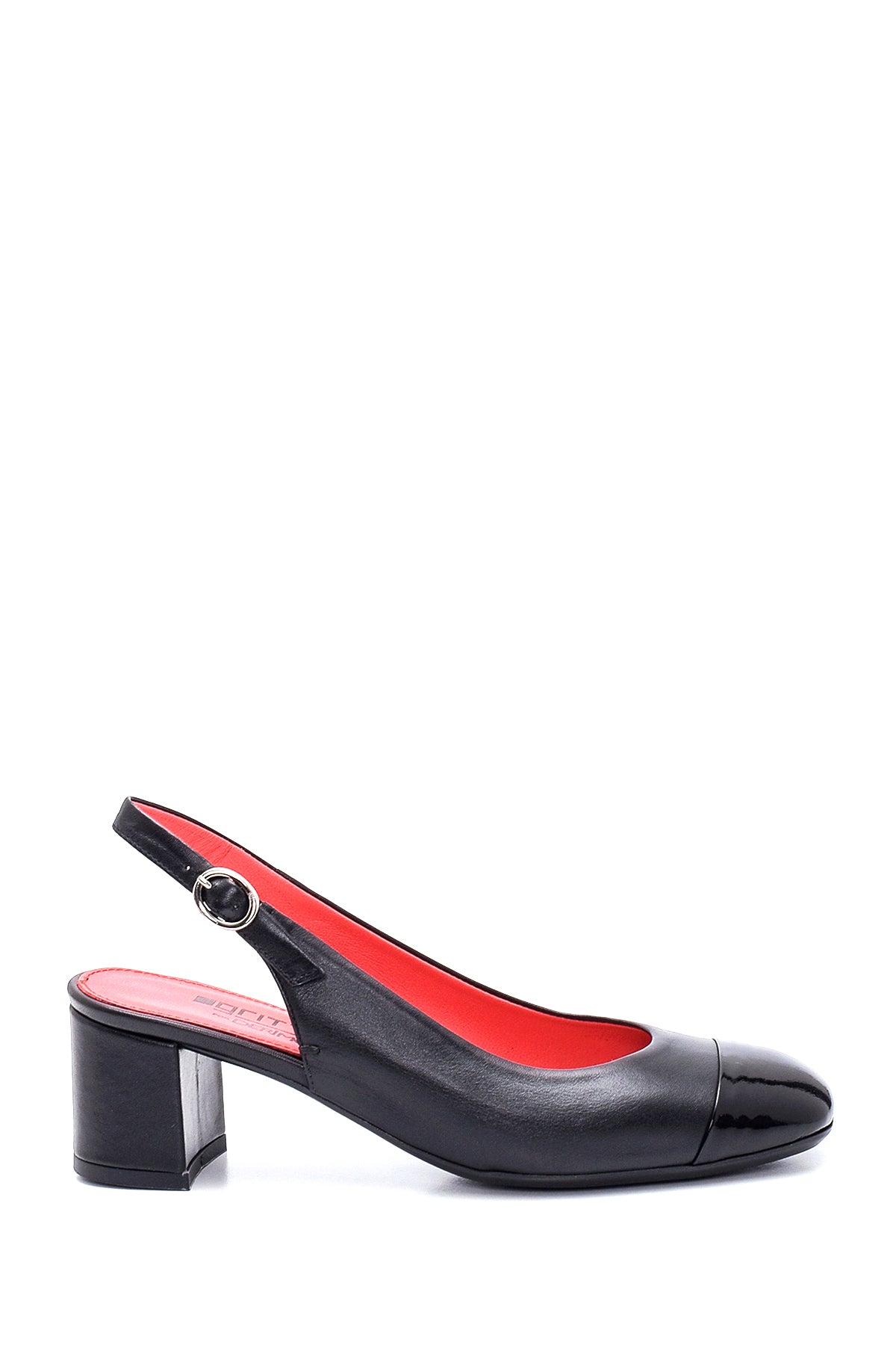 Women's Leather Gritti Of Derimod Heeled Shoes 22SFD110518 | Derimod