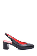 Women's Leather Gritti Of Derimod Heeled Shoes | Derimod