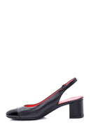 Women's Leather Gritti Of Derimod Heeled Shoes | Derimod