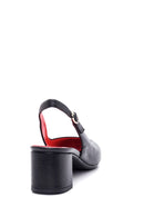 Women's Leather Gritti Of Derimod Heeled Shoes | Derimod
