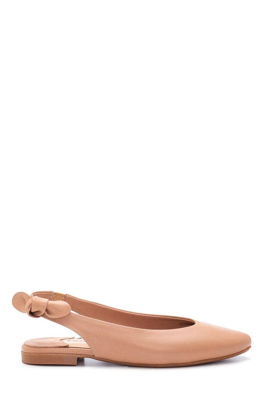Women's Leather Ballerinas 22SFD270318 | Derimod