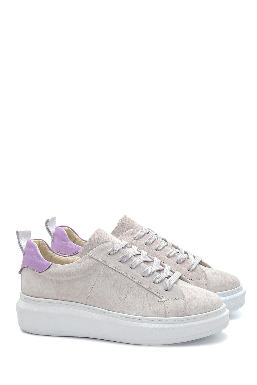 Women's Leather Suede Sneaker