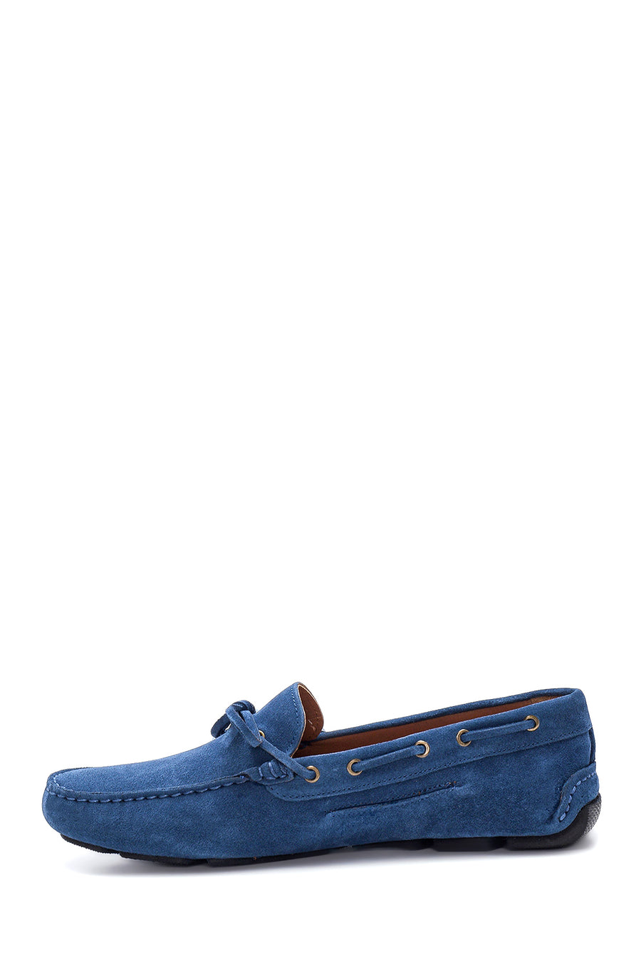 Men's Blue Suede Leather Casual Loafer