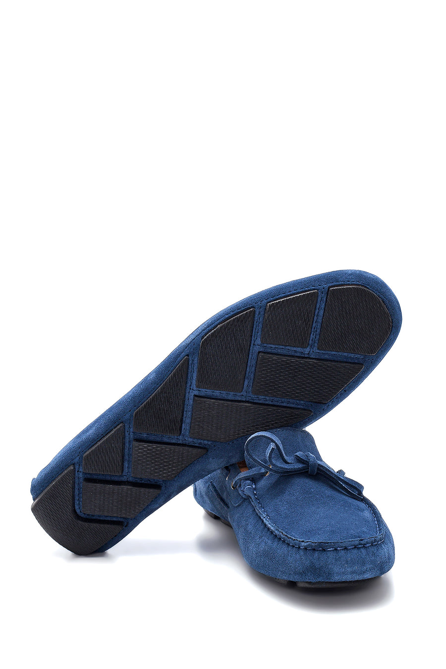Men's Blue Suede Leather Casual Loafer