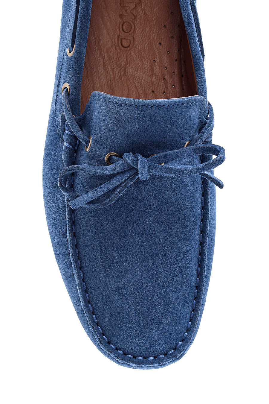 Men's Blue Suede Leather Casual Loafer