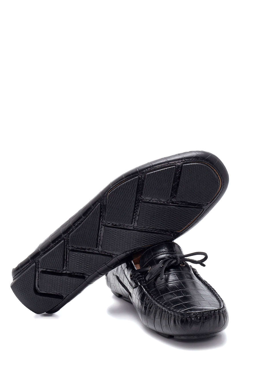Erkek Deri Kroko Loafer