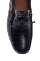 Erkek Deri Kroko Loafer | Derimod