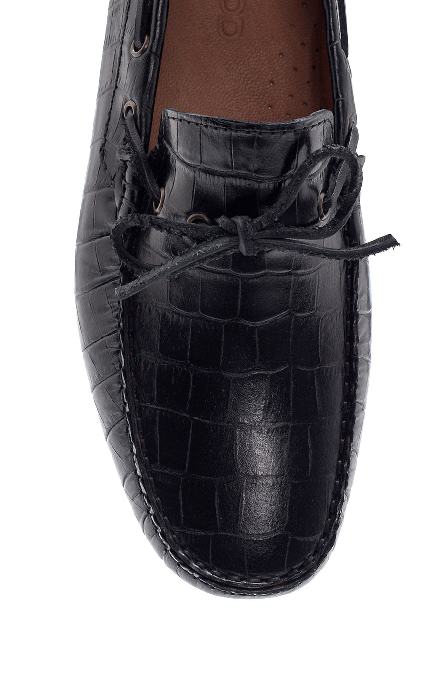 Erkek Deri Kroko Loafer