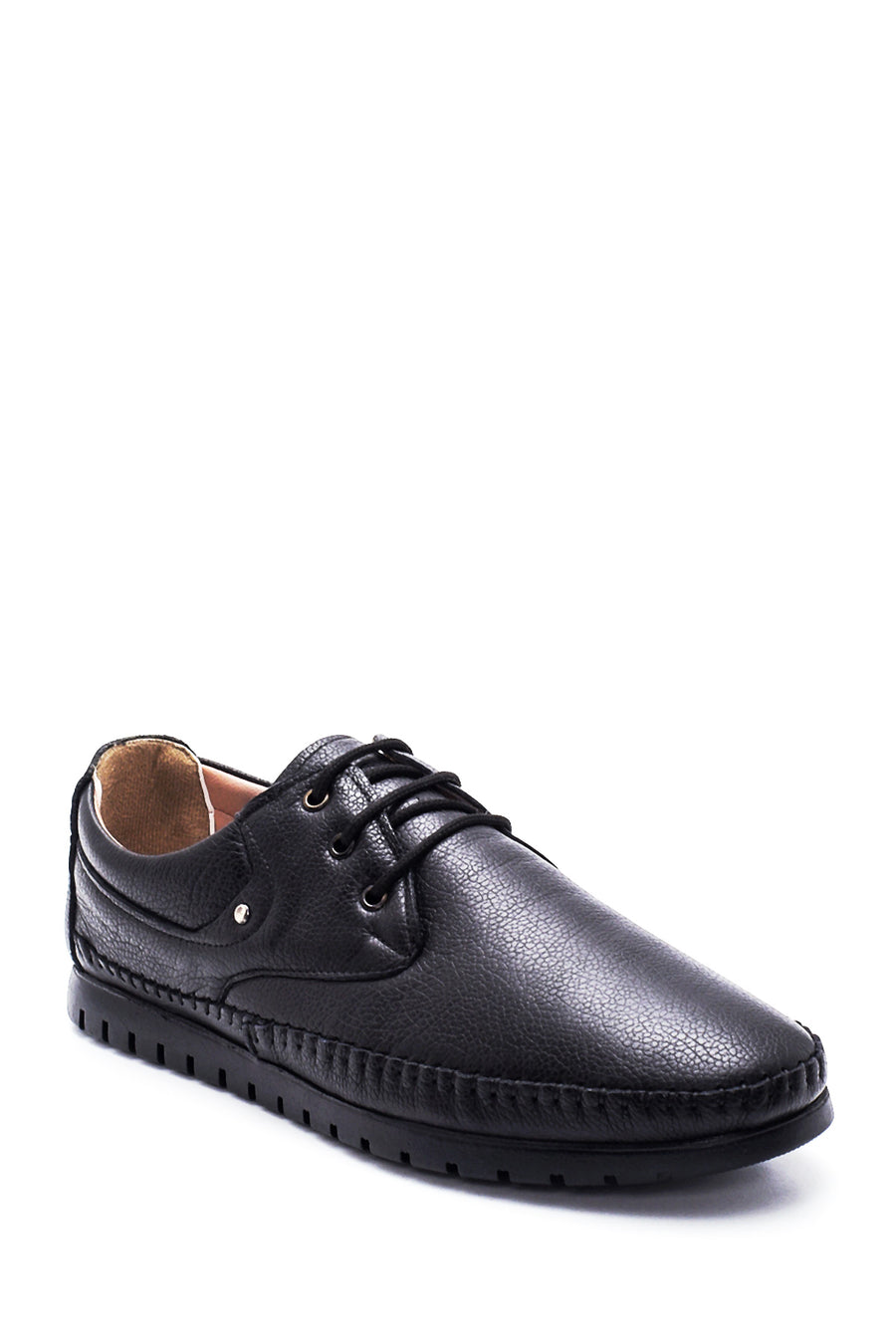 Men's Leather Perforated Shoes