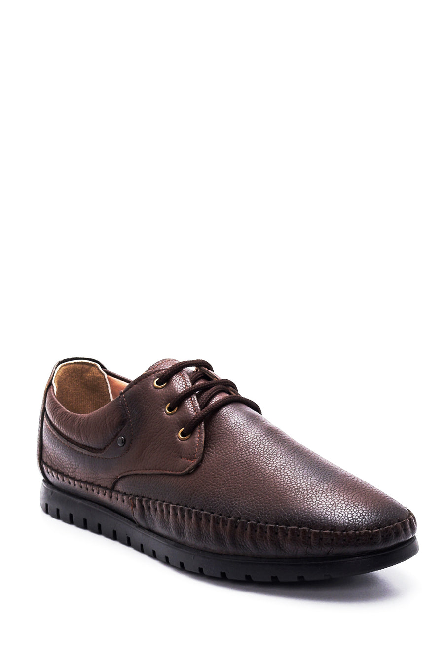 Men's Leather Perforated Shoes