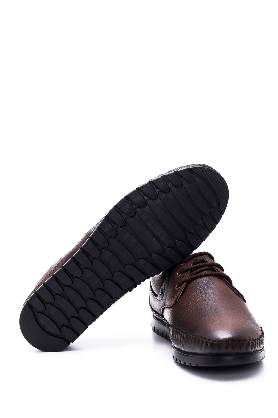 Men's Leather Perforated Shoes