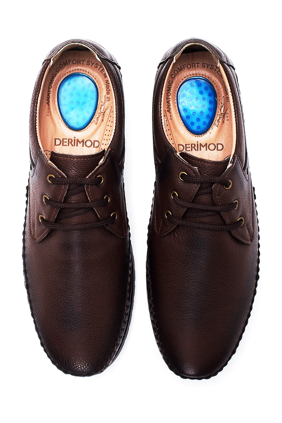 Men's Leather Perforated Shoes