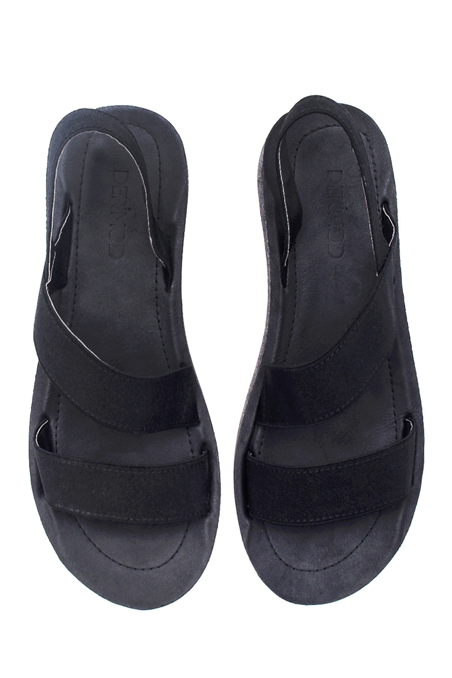 Kadın Siyah Casual Düz Sandalet