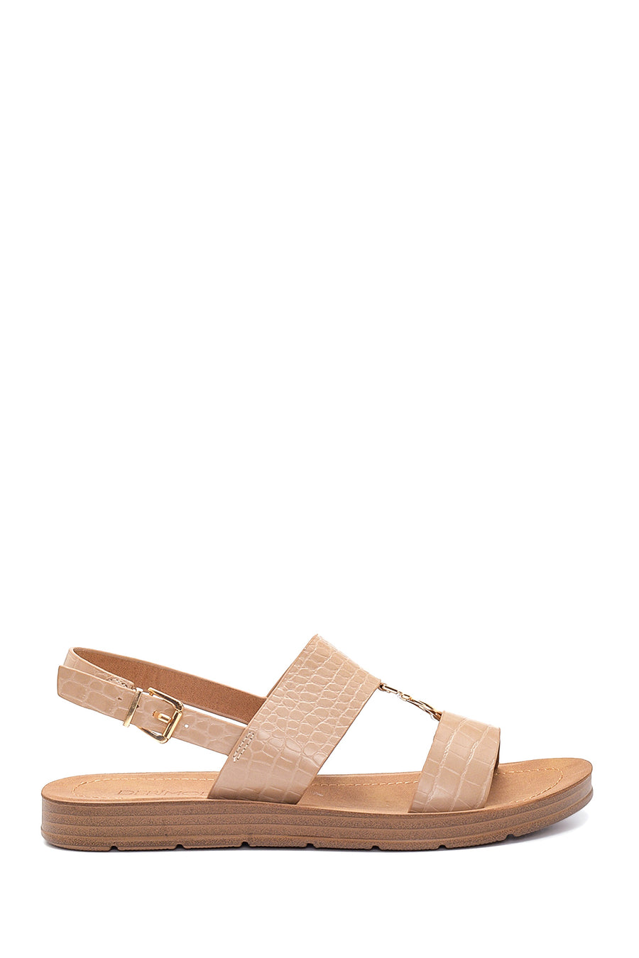 Women's Snake Pattern Sandals 22SFT462040 | Derimod