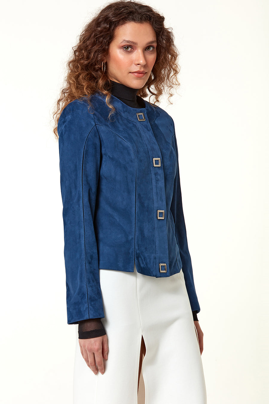 Luna Women's Suede Leather Jacket