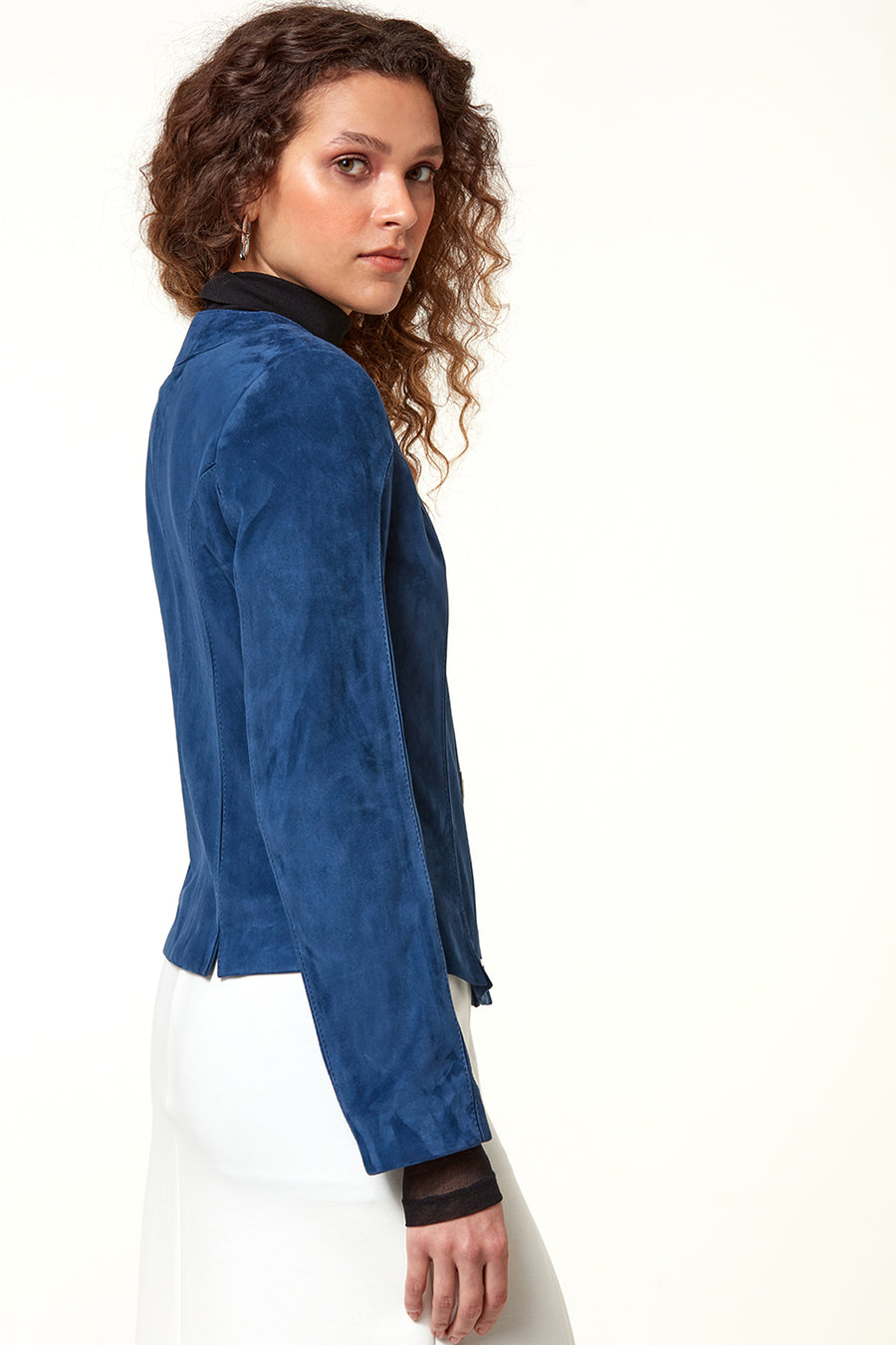 Luna Women's Suede Leather Jacket
