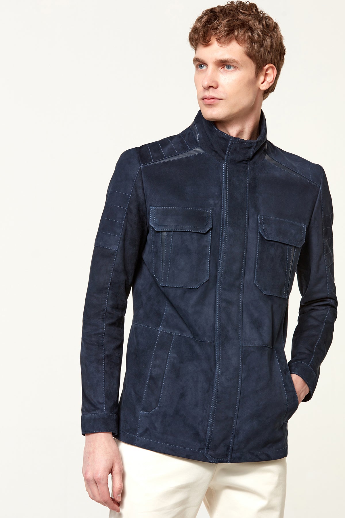 Alves Erkek Süet Deri Ceket 22SGD643510 | Derimod