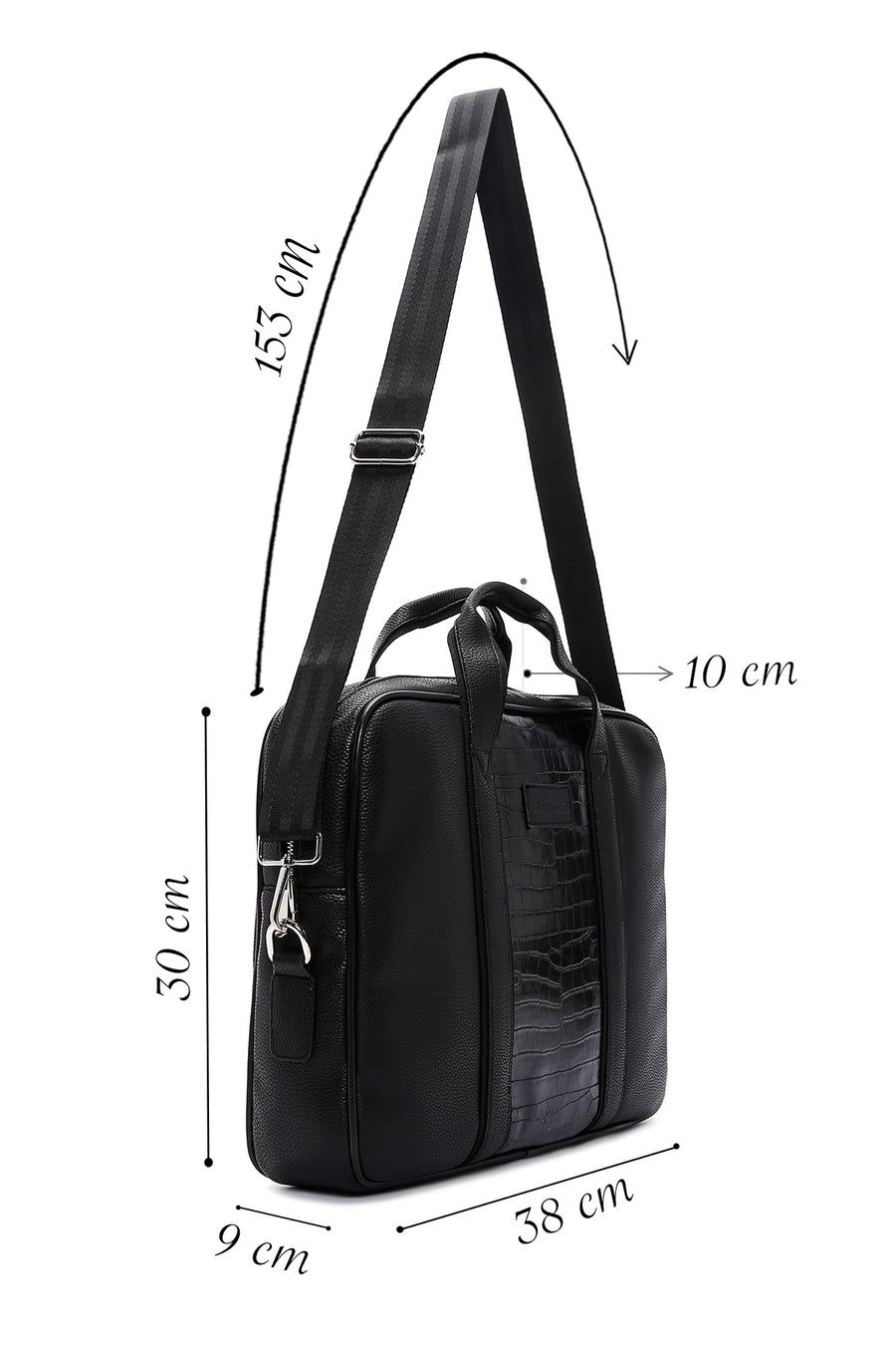 Men's Black Briefcase
