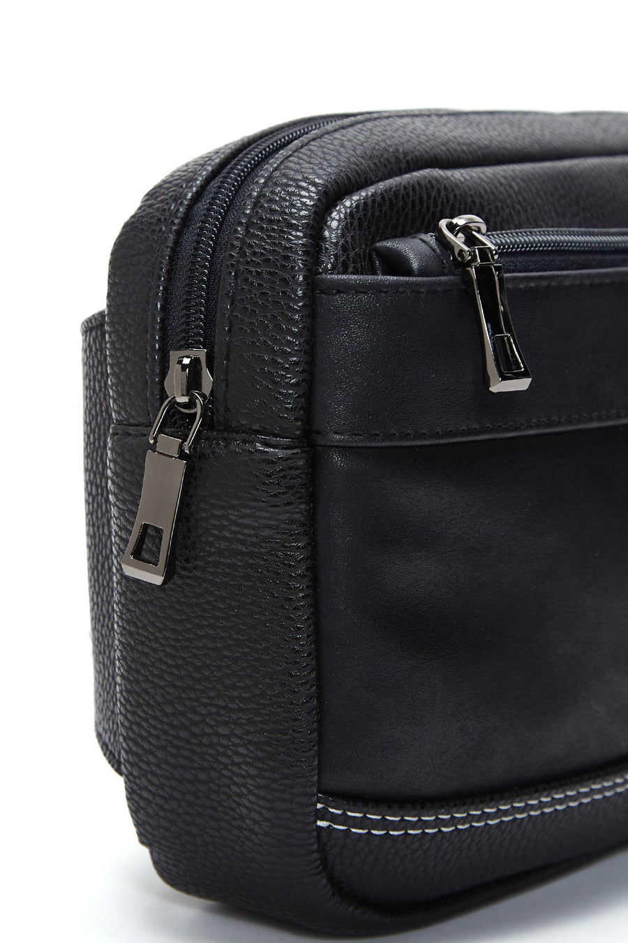 Men's Black Waist Bag