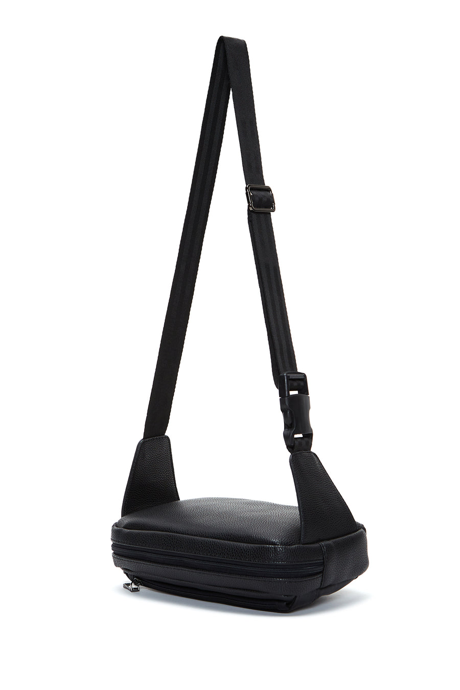 Men's Black Waist Bag