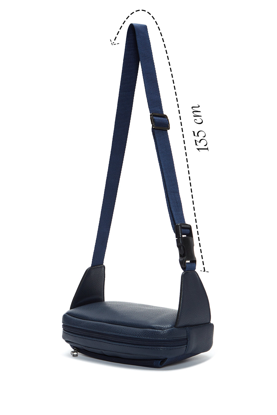 Men's Navy Blue Waist Bag