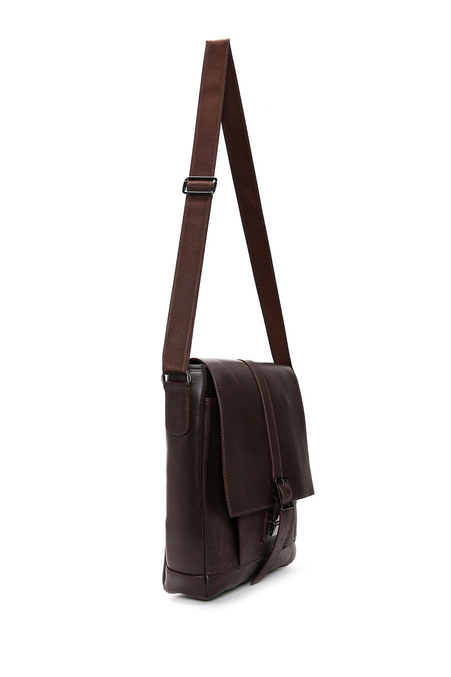 Men's Brown Messenger Bag