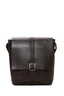 Erkek Kahverengi Postacı Çanta | Derimod