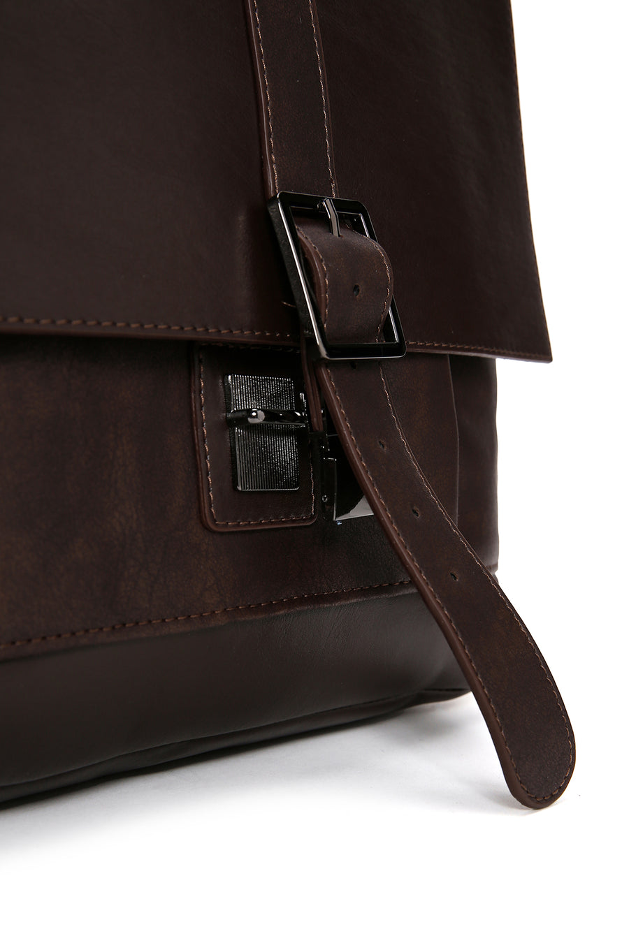 Men's Brown Messenger Bag