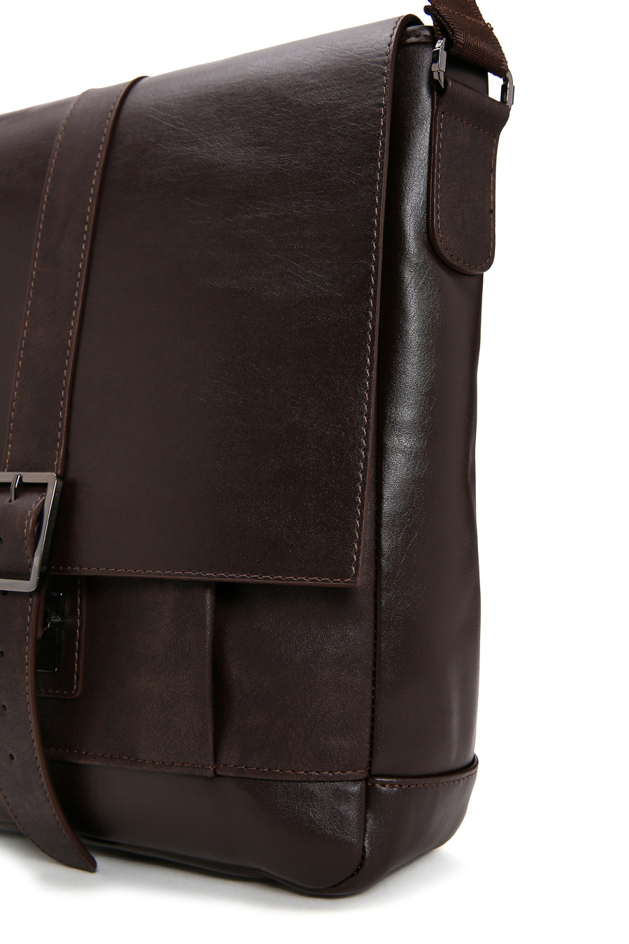 Men's Brown Messenger Bag