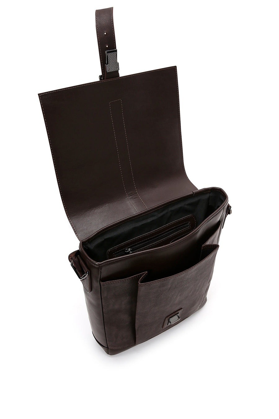 Men's Brown Messenger Bag
