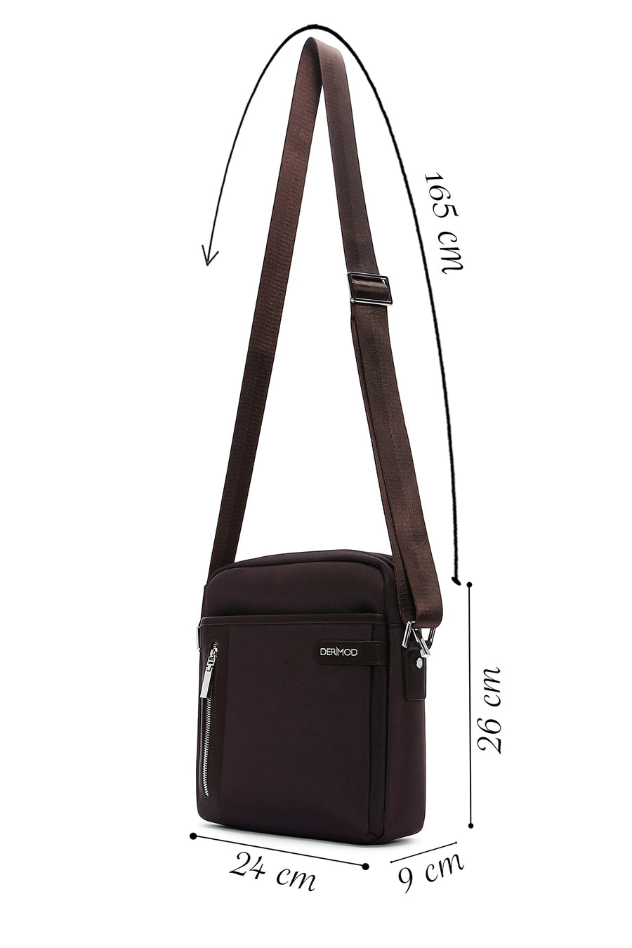 Men's Brown Crossbody Bag
