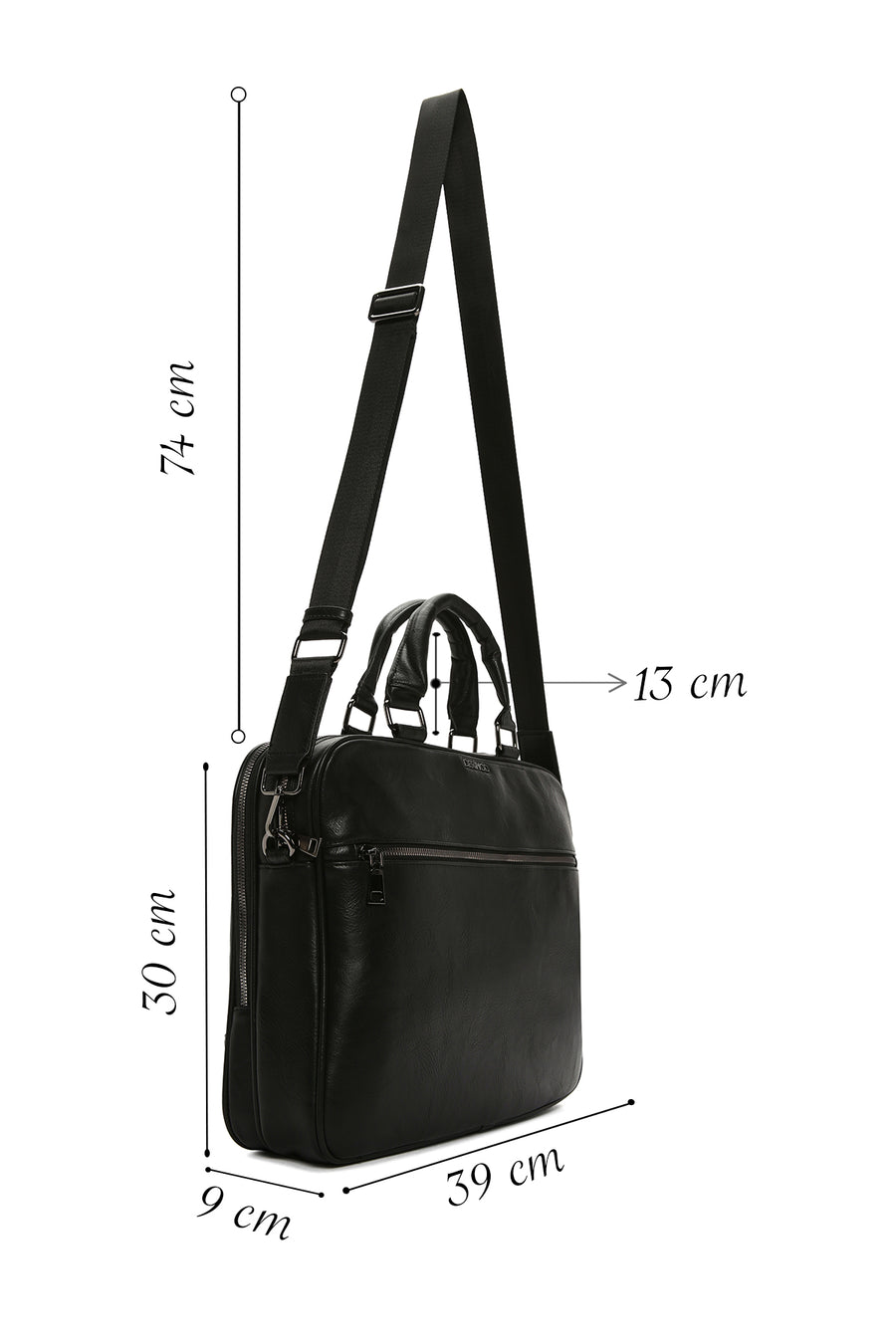Men's Black Briefcase