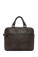 Men's Brown Briefcase | Derimod